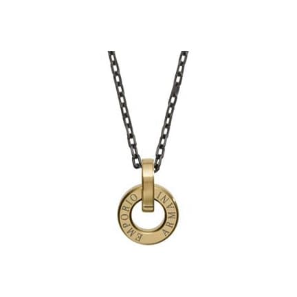 EMPORIO ARMANI Titanium Steel Necklaces Gold