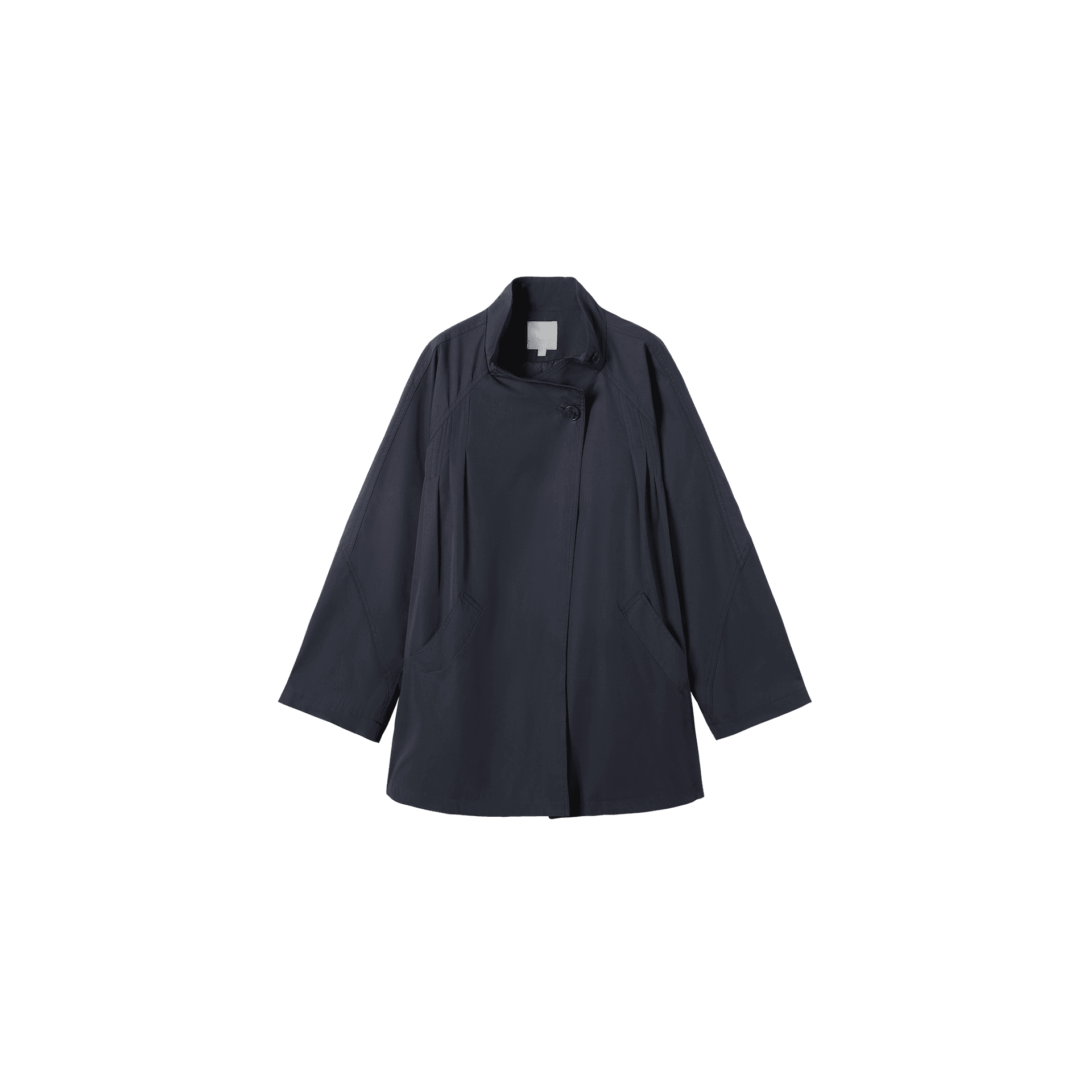 DIALOGUE Trench Stand Collar Moderate Straight Fit