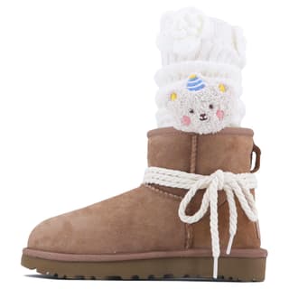 UGG CLASSIC MINI Cream Bear Thermal Short