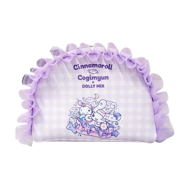Sanrio X DOLLY MIX Collaboration Synthetic Coin Purse Purple Purple