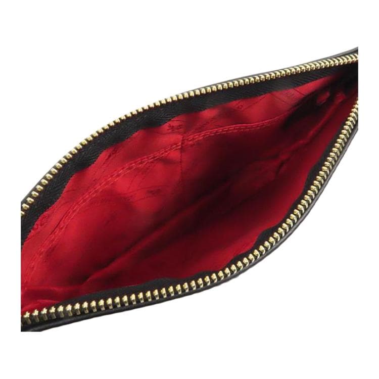 LONGCHAMP Makeup Bag Black & Red