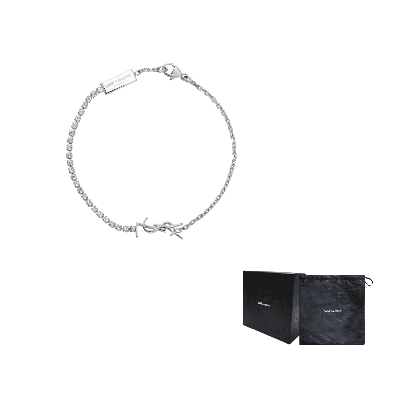 SAINT LAURENT Cassandre Charm Bracelet