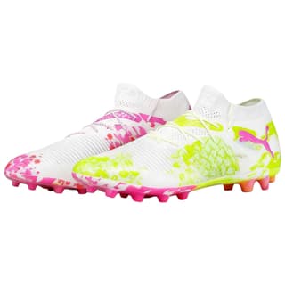 PUMA Future 8 Ultimate Breathable Coverage Support Soccer Pink Yellow