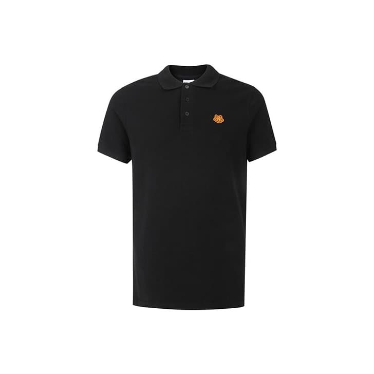 KENZO Classic Tiger Head Polo Shirt Black Black