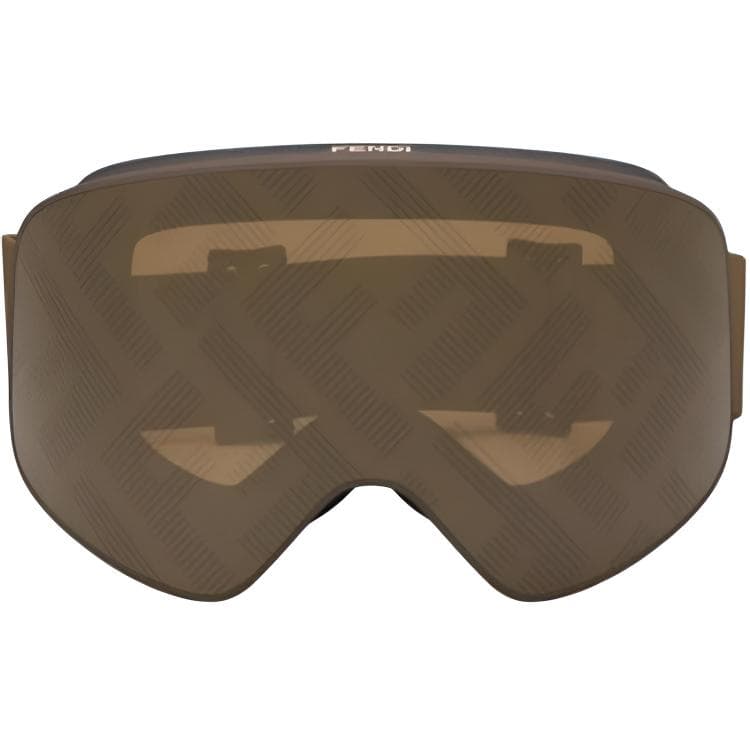 FENDI FE40152U48G Brown Windproof Ski Goggles Brown