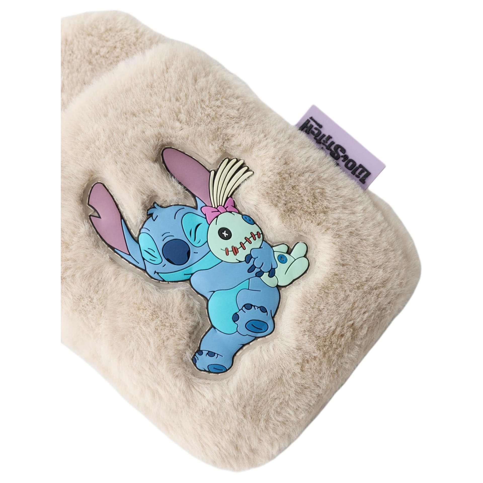 ZARA Disney Collaboration Polyester Cell Phone Pouch Ecru