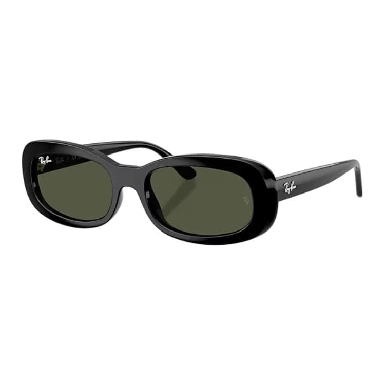 RayBan ovalframe sunglasses Polished Black