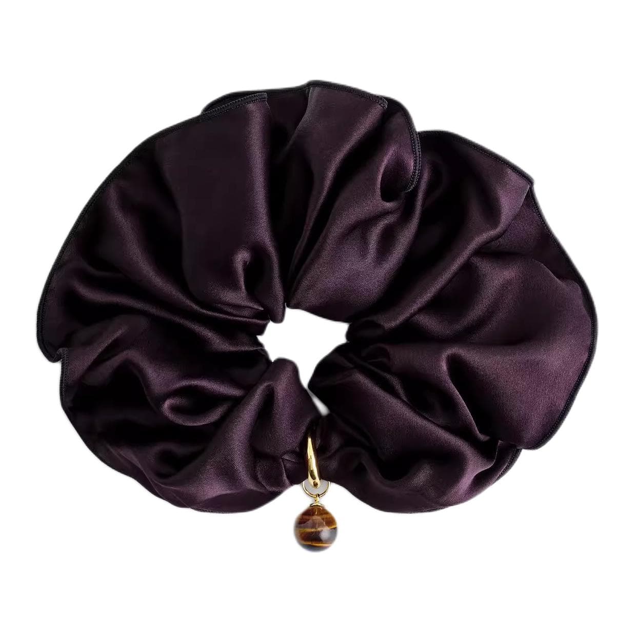 COS Mulberry Silk Hair Ties Purple Plum Purple Plum