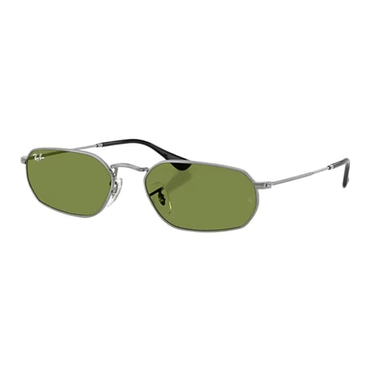 RayBan geometricframe sunglasses Polished silver
