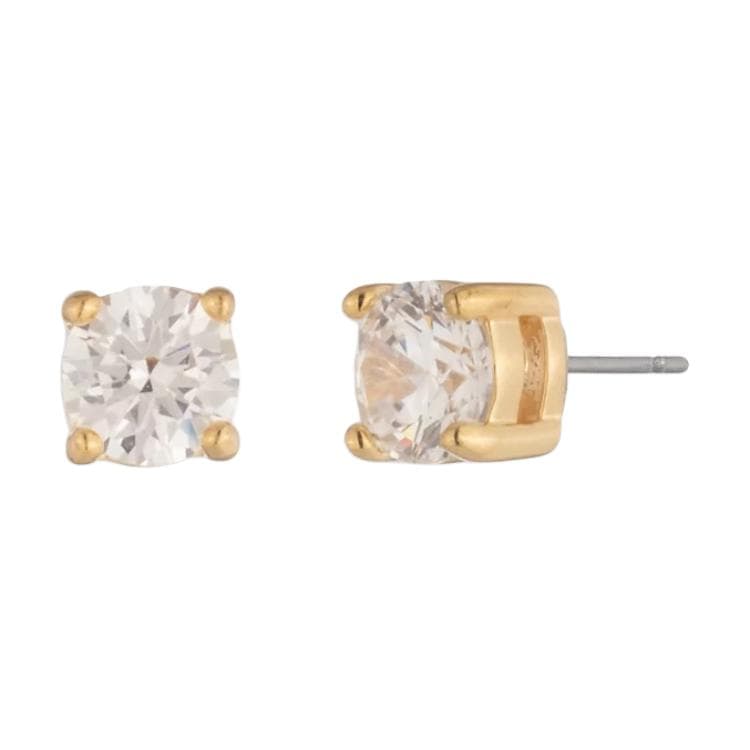 Givenchy Cubic Zirconia Stud Earrings Gold Gold