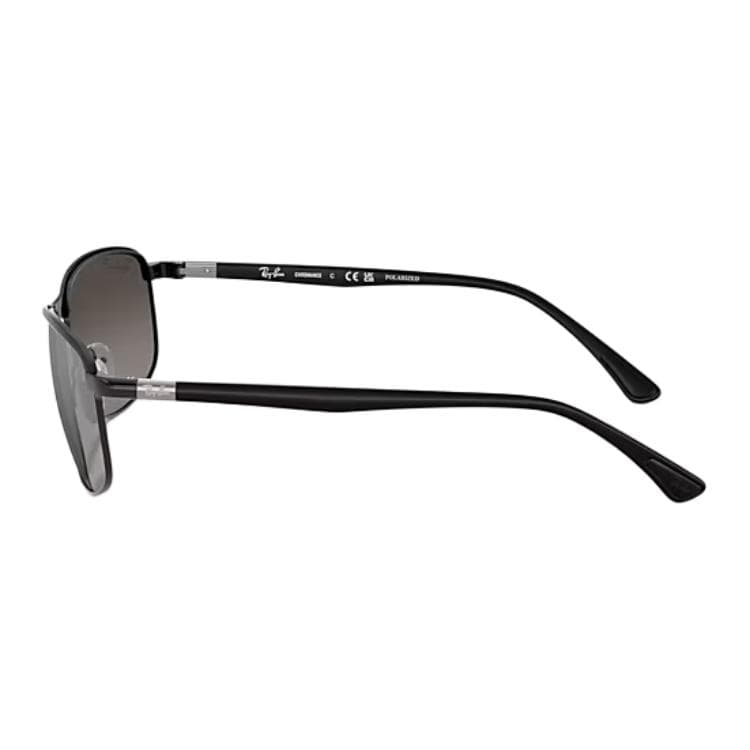 RayBan Metal Irregular Shape Sunglasses Black