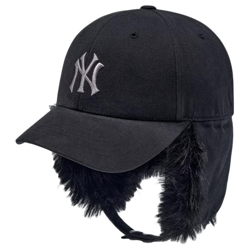 MLB 100% Cotton Baseball Caps Black