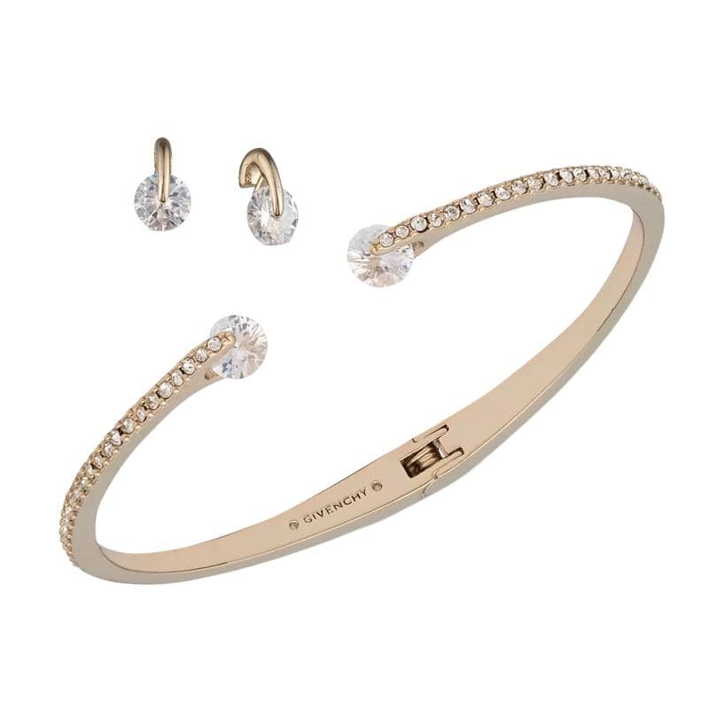 Givenchy Mixed Metal Bangles Silver/Gold/Light Blue/Rose Gold/Purple Gold