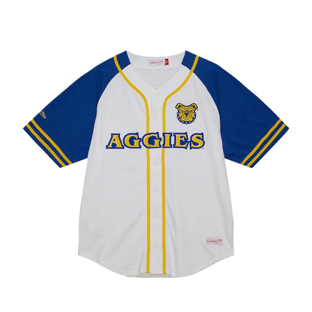 Mitchell & Ness Baseball Jacket White