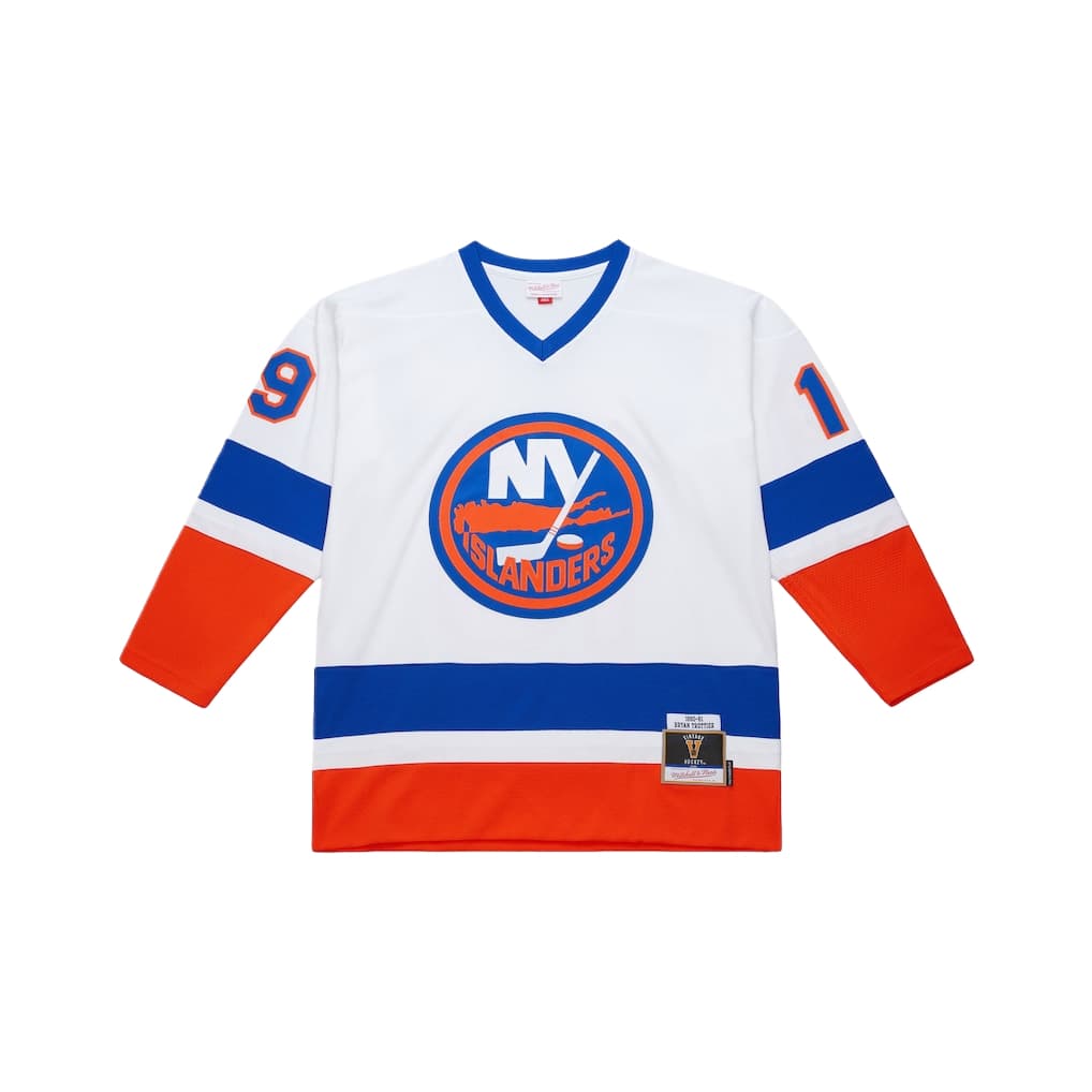 Mitchell Ness x Nhl New York Islanders 198081 Bryan Trottier Tshirt White