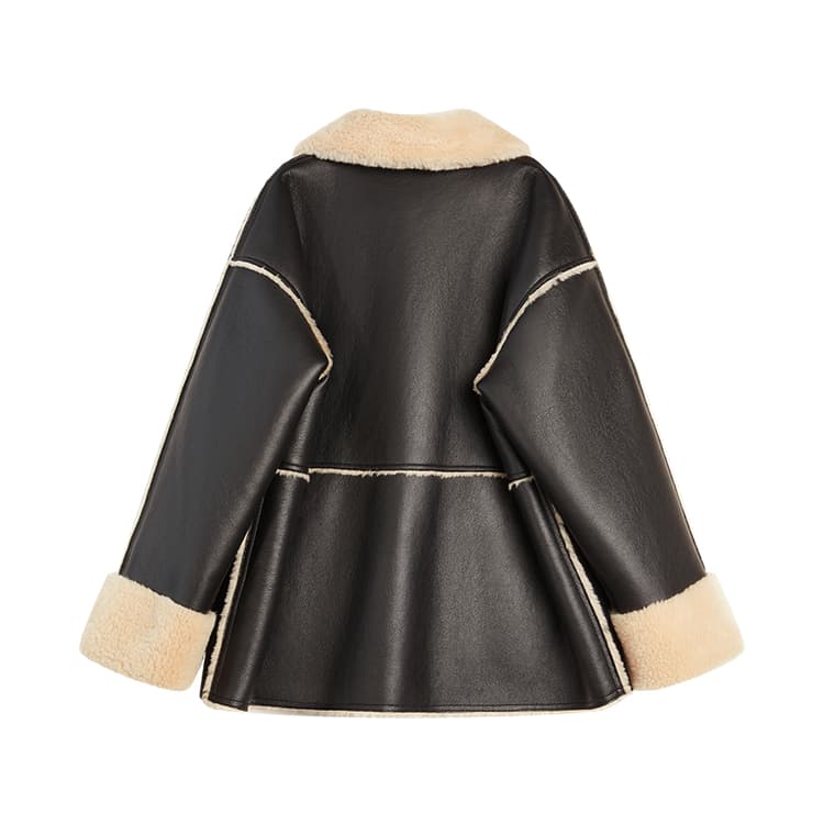 ELLE Furs Black Lapel Moderate