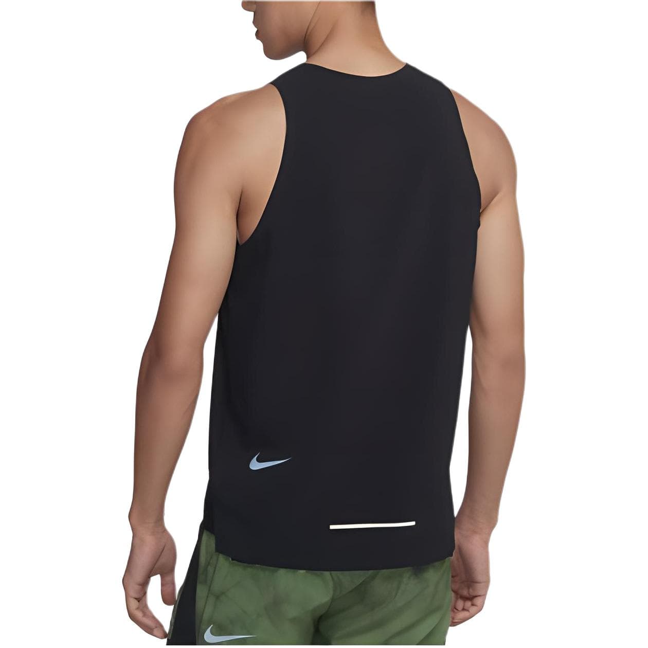 Nike Tank Tops Black Crew Neck Moderate Straight Fit