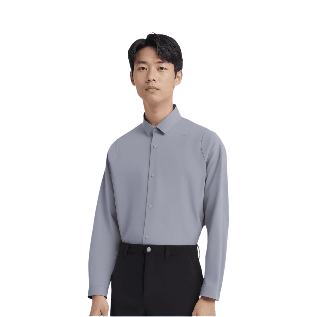 Adidas Shirts Gray Lapel Moderate Other