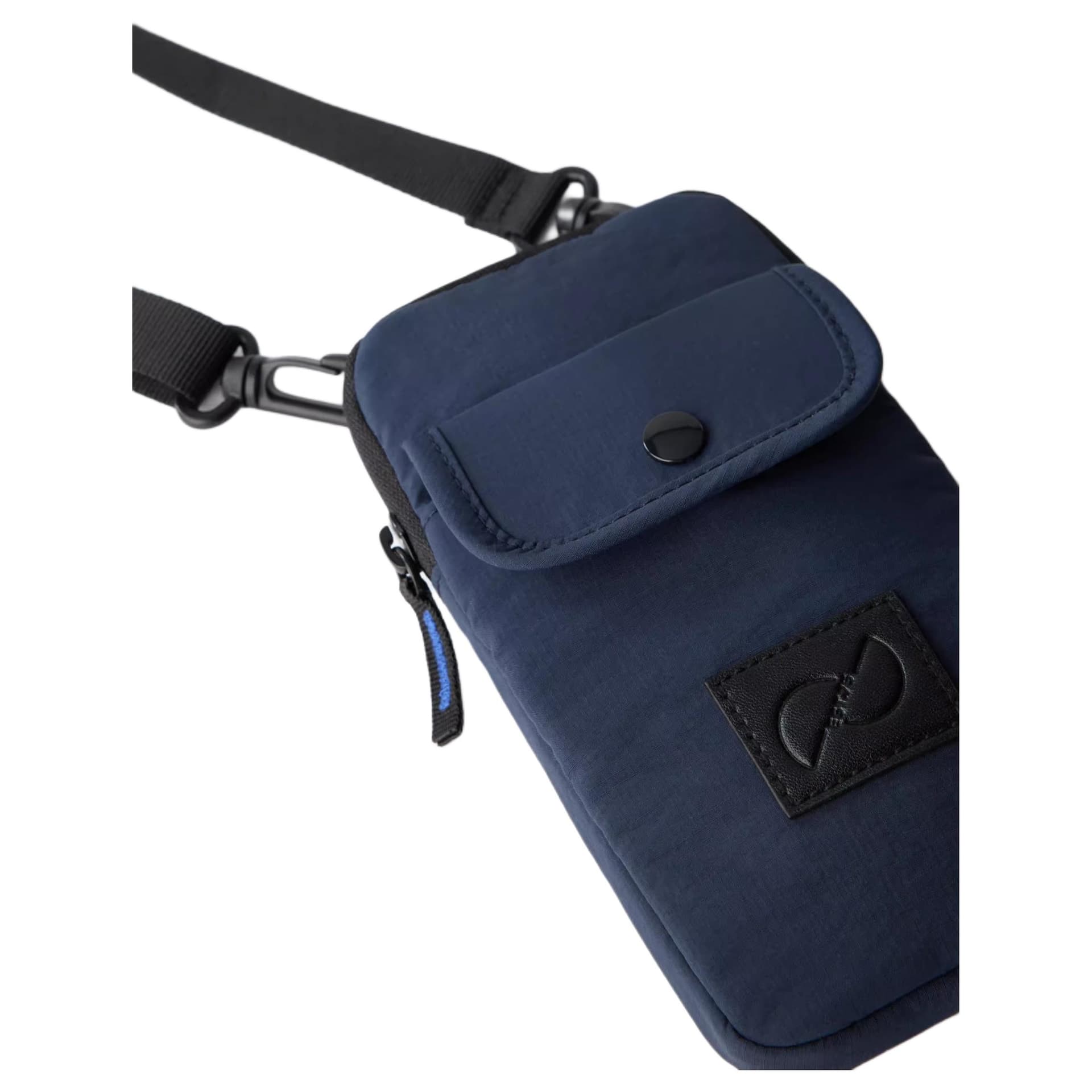 ZARA Polyamide Crossbody Cell Phone Pouch Blue