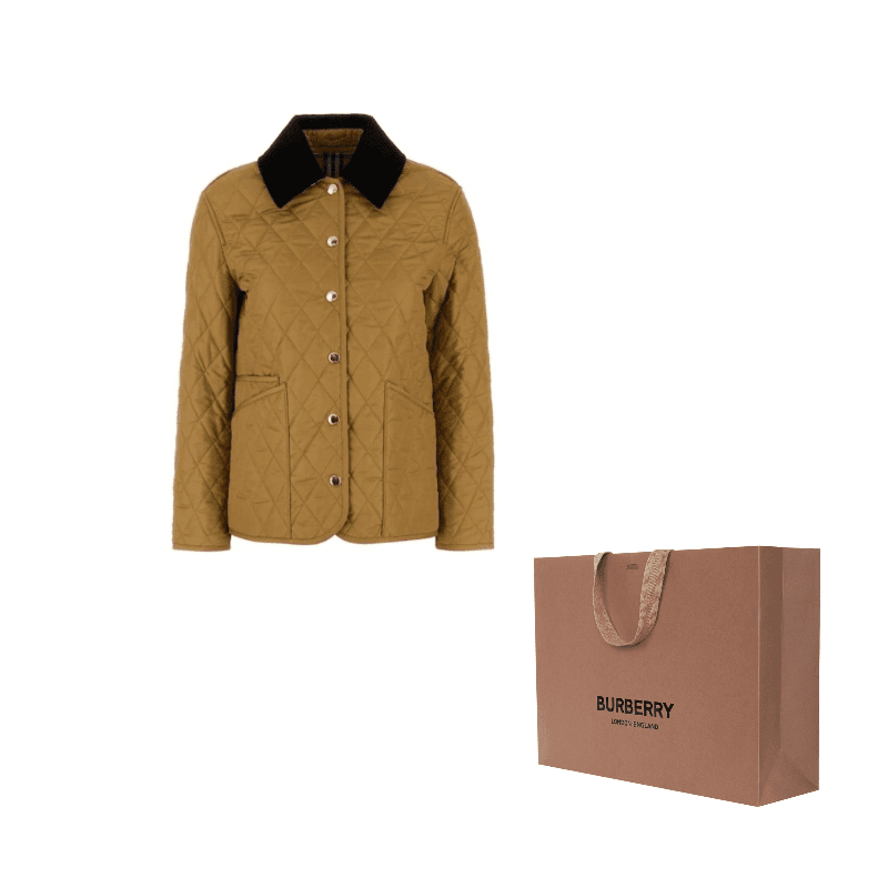 Burberry Puffer Jacket Classic Fit Camel