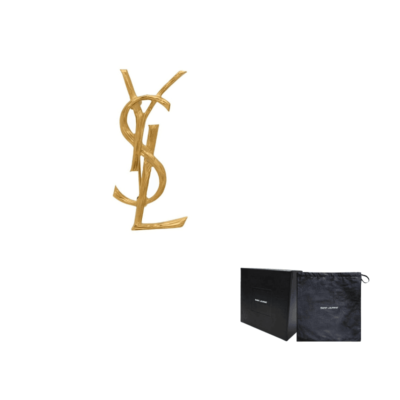SAINT LAURENT Cassandre Brooch