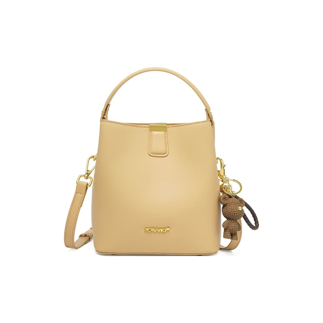 AOKANG Cow With Synthetic Bucket Bag Regular Multicolor Cassava Yellow