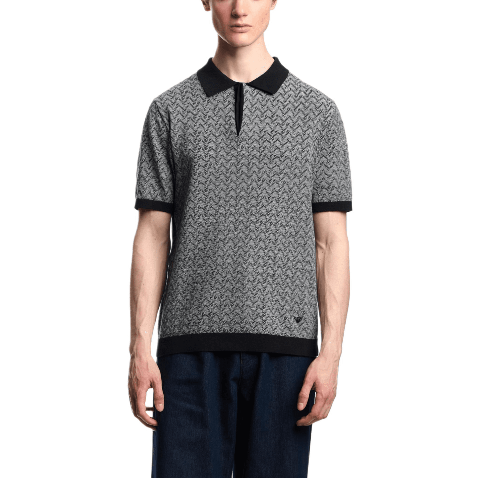 EMPORIO ARMANI FW25 Sweater Dark Marine Blue