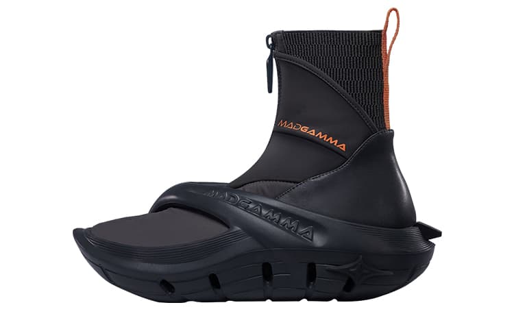 MADGAMMA MidCalf Black/Orange The stars are blazing black