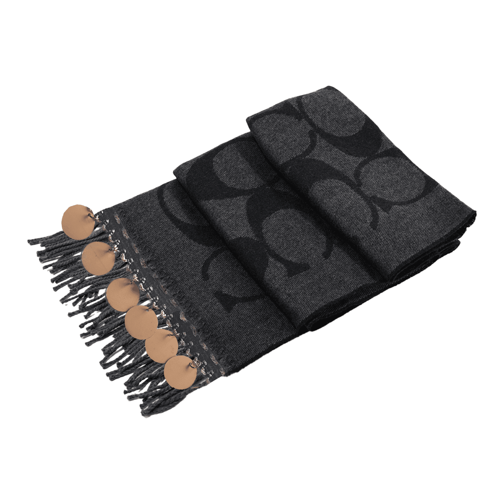 COACH Cashmere Sheep Wool Knit Black