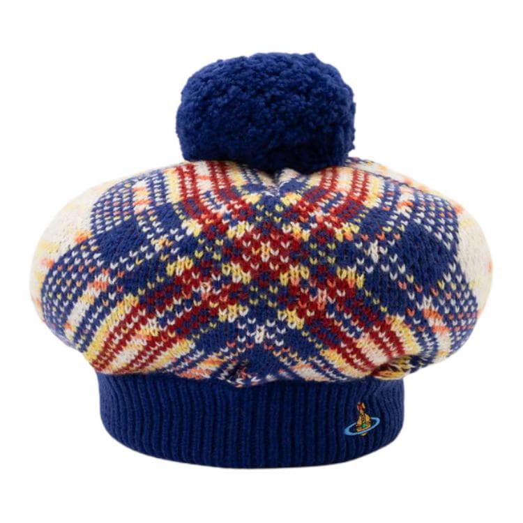 Vivienne Westwood Wool Berets Blue Blue