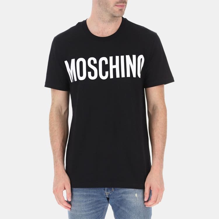Moschino Logo Printed Crewneck TShirt