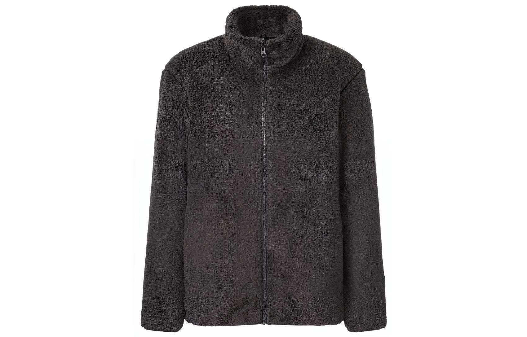 UNIQLO Jackets Gray Stand Collar Moderate Other Gray