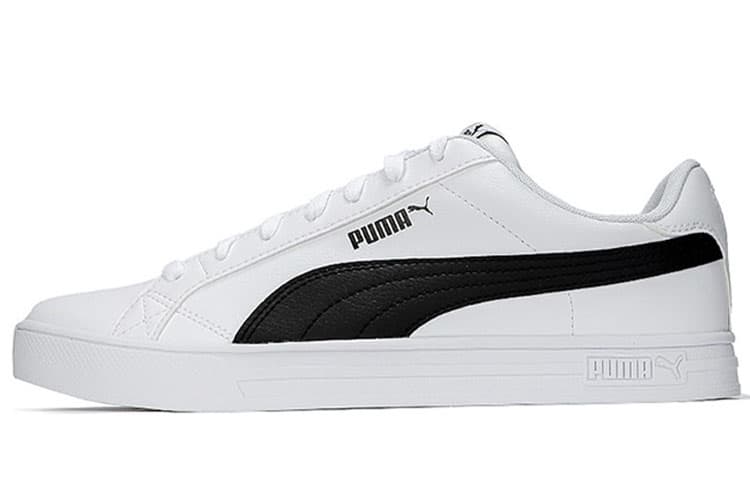 PUMA Smash Vulc V3 Comfortable Lightweight Breathable White Black