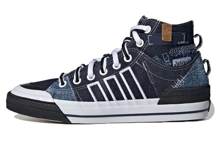 Adidas Originals Nizza Hi DL Hi DL Breathable Mid Blue White