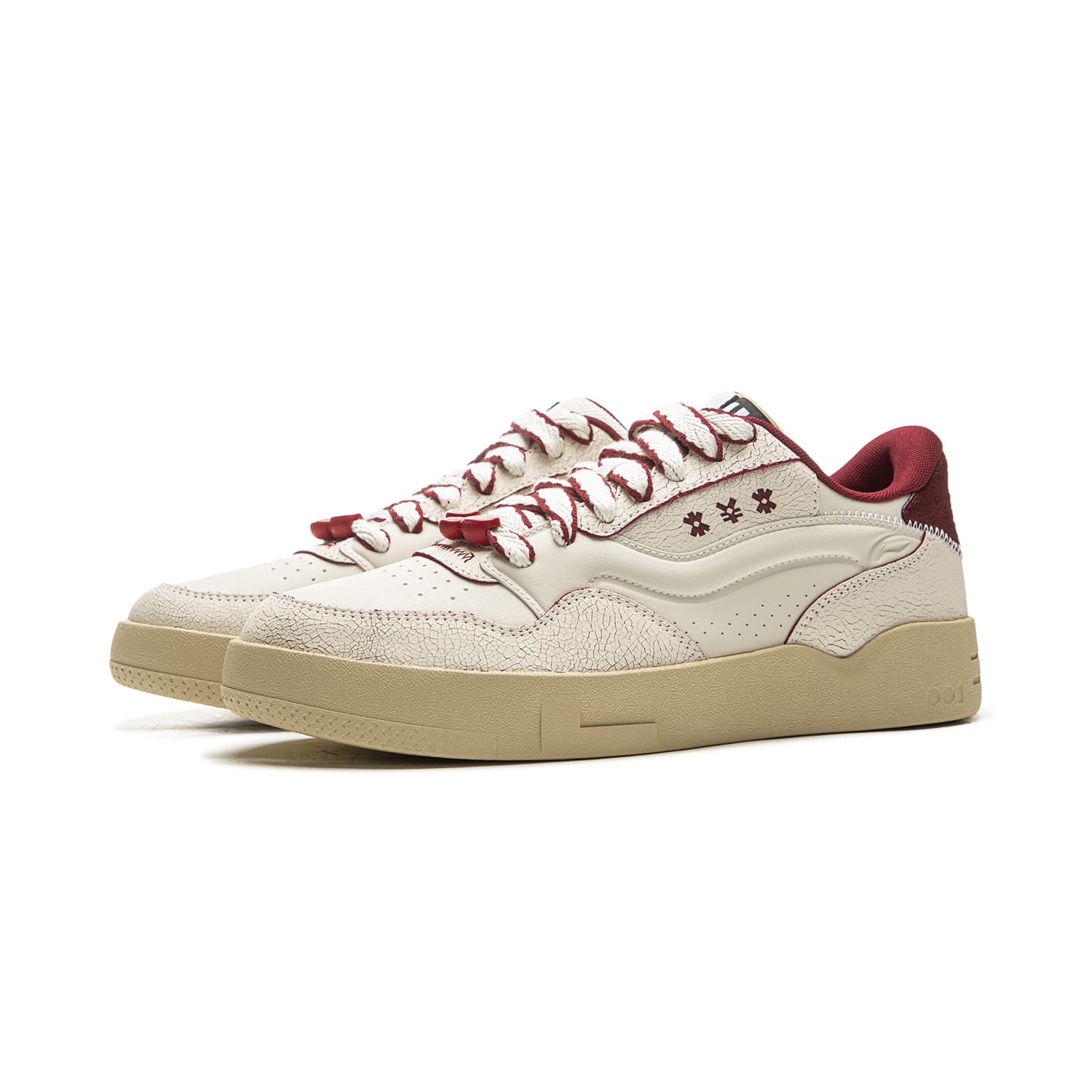 Li Ning 001 BTC 2 Resistant, Resistant, Breathable White Red