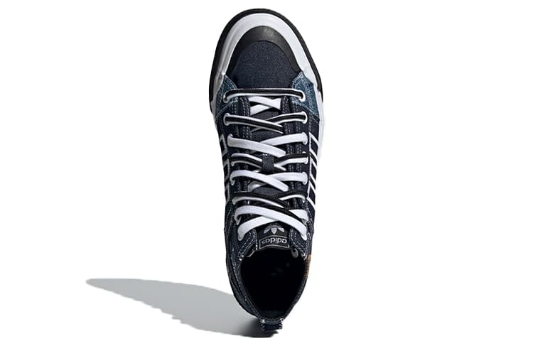 Adidas Originals Nizza Hi DL Hi DL Breathable Mid Blue White