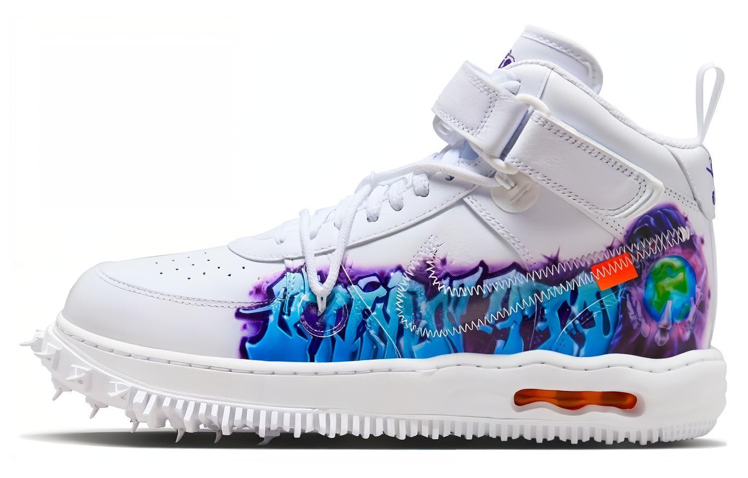 Nike X Off White Air Force 1 Mid 'Graffiti'
