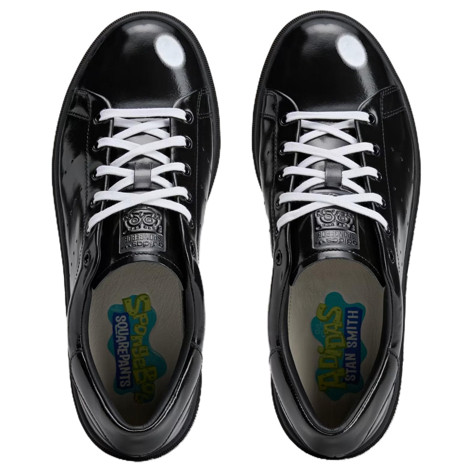 Stan Smith SpongeBob SquarePants x Stan Smith Adidas Originals Freizeit 'Black Patent Leather'