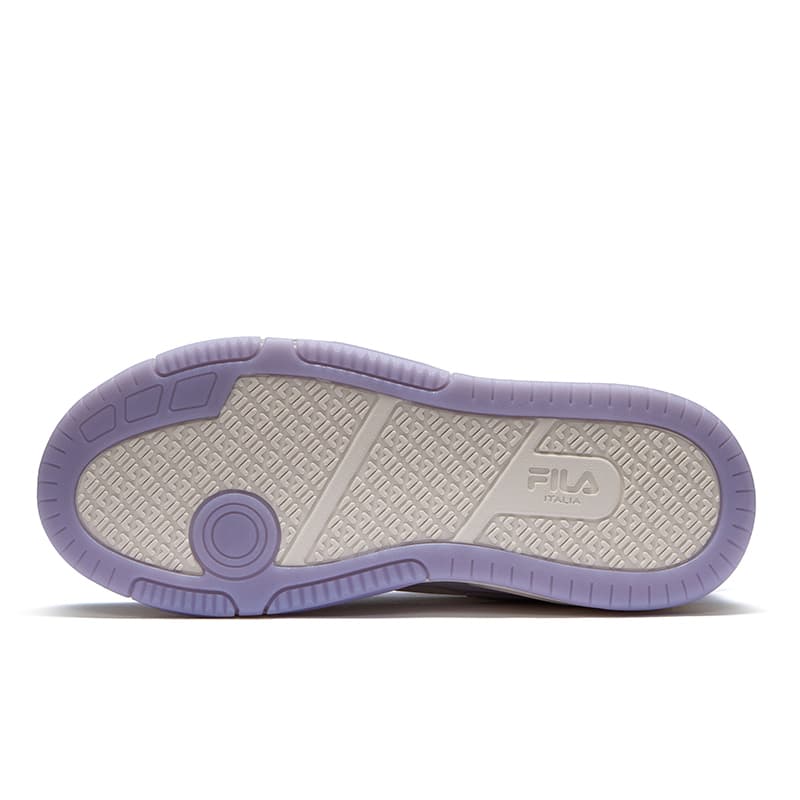 FILA FUSION BANK III Soft Comfortable AbrasionResistant Lowtop White Purple