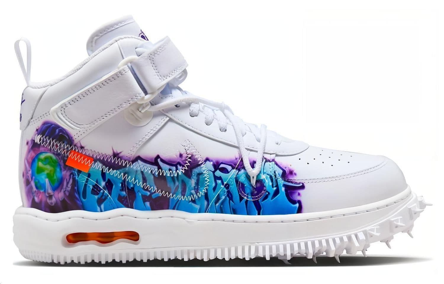 Nike X Off White Air Force 1 Mid 'Graffiti'