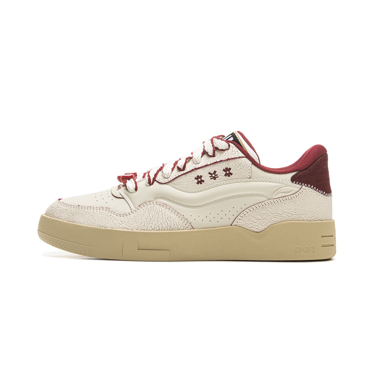 Li Ning 001 BTC 2 Resistant, Resistant, Breathable White Red