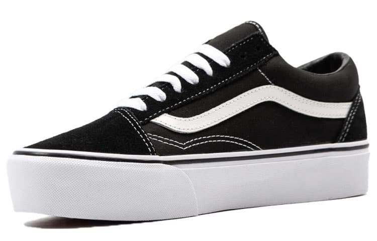 Vans Old Skool Black White Height Increasing Black