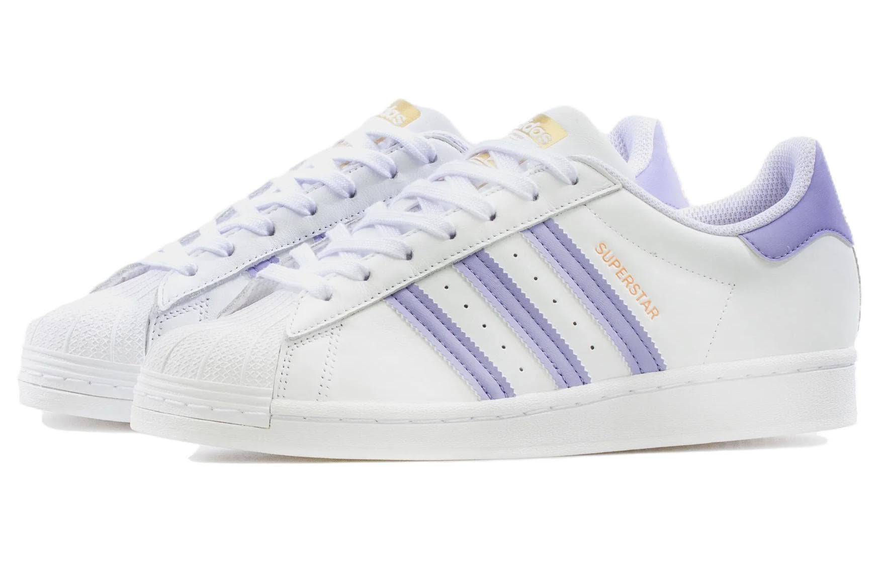 Adidas Superstar 'White Light Purple'