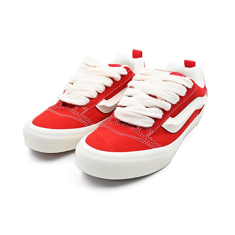 Vans Knu Skool Textile, Split Cow Red