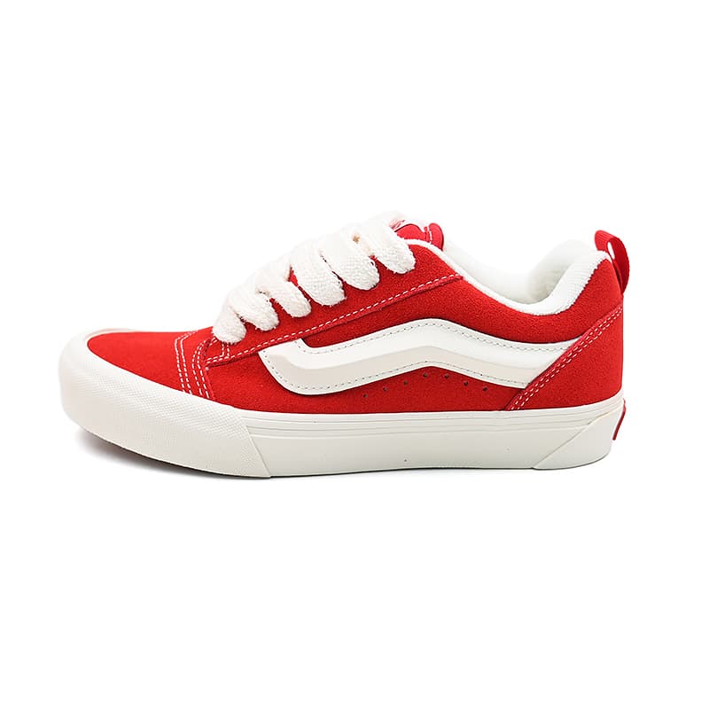 Vans Knu Skool Textile, Split Cow Red