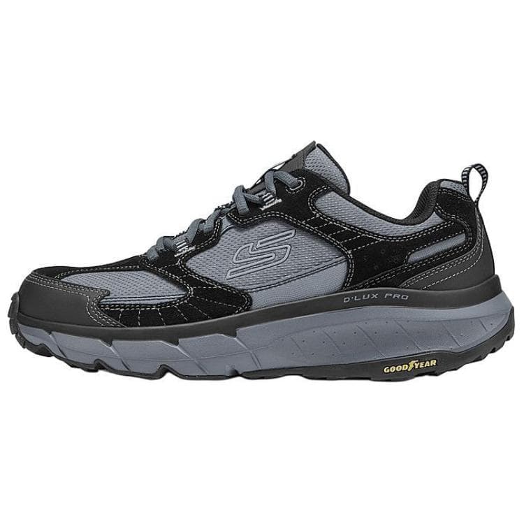Skechers D'Lux Pro Soft Comfortable Hiking Black Gray