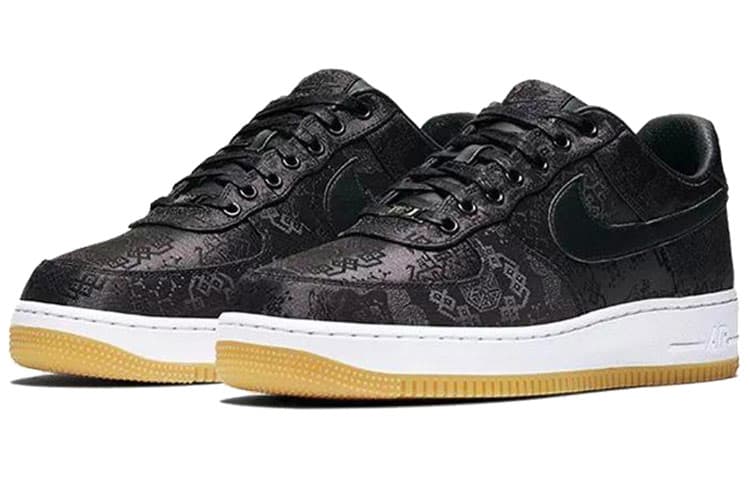 Nike X Fragment Design X Clot Air Force 1 'Black Silk'