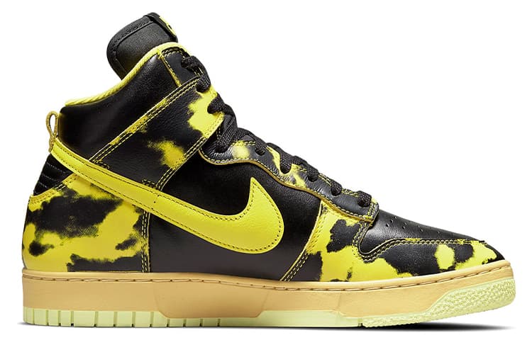 Nike Dunk High 1985 'Yellow Acid Wash'