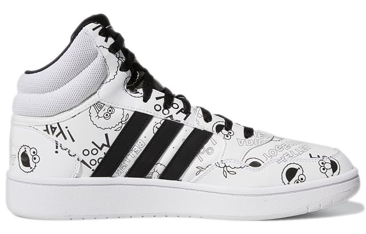 Adidas Hoops 3.0 Mid 'White Black'