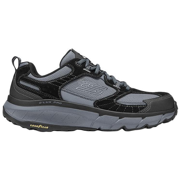 Skechers D'Lux Pro Soft Comfortable Hiking Black Gray